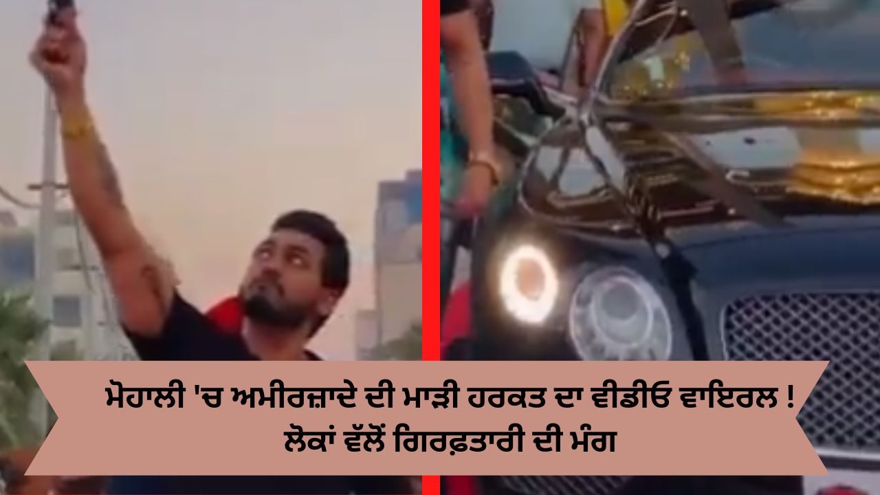 mohali bentley car owner firing