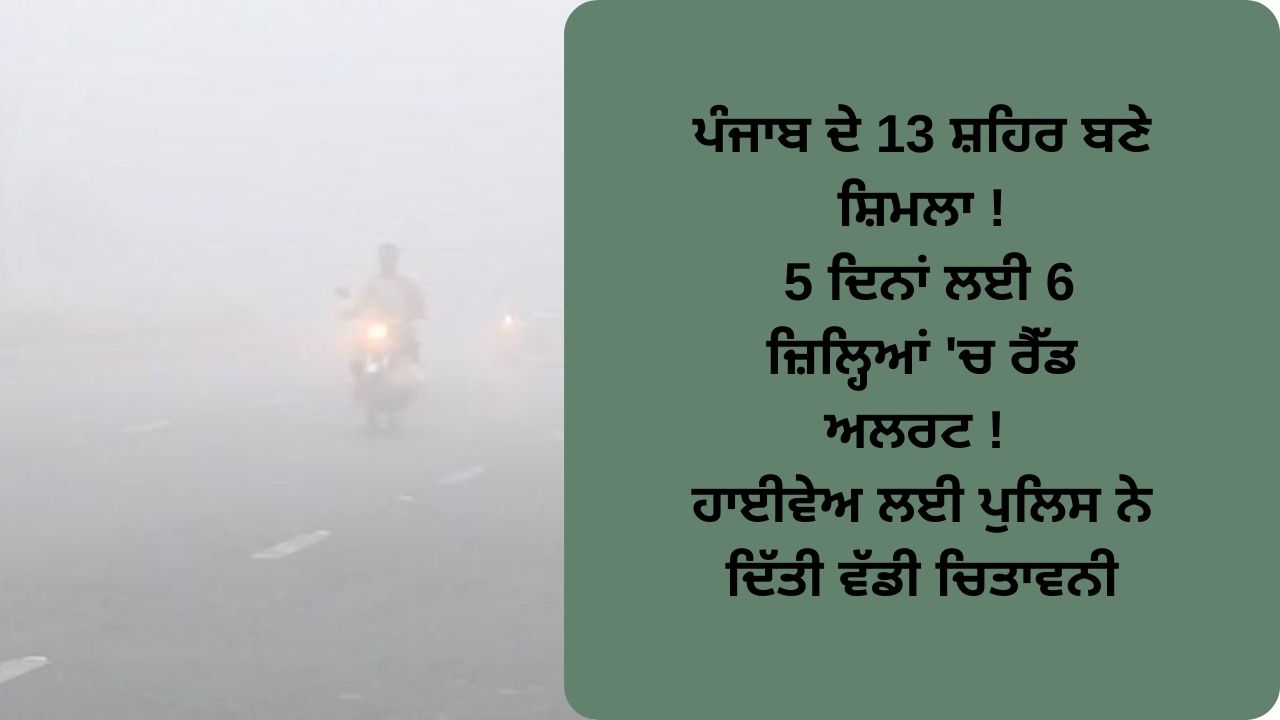 Punjab weather alert