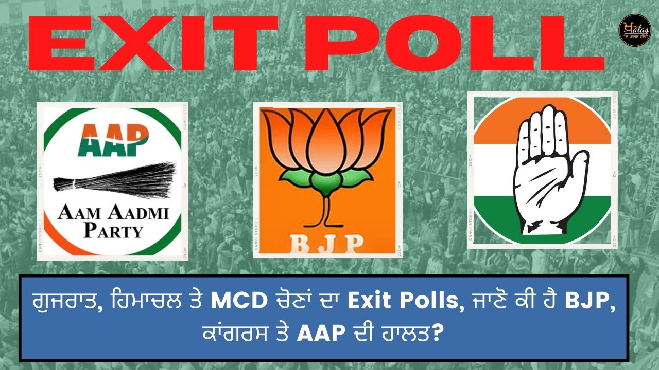 Exit Poll Results 2022: Know what is the condition of BJP, Congress and AAP?