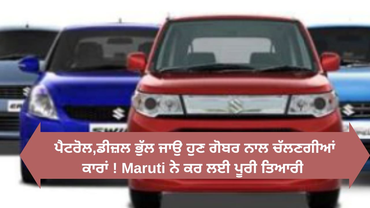 Maruti used bio gas as fuel