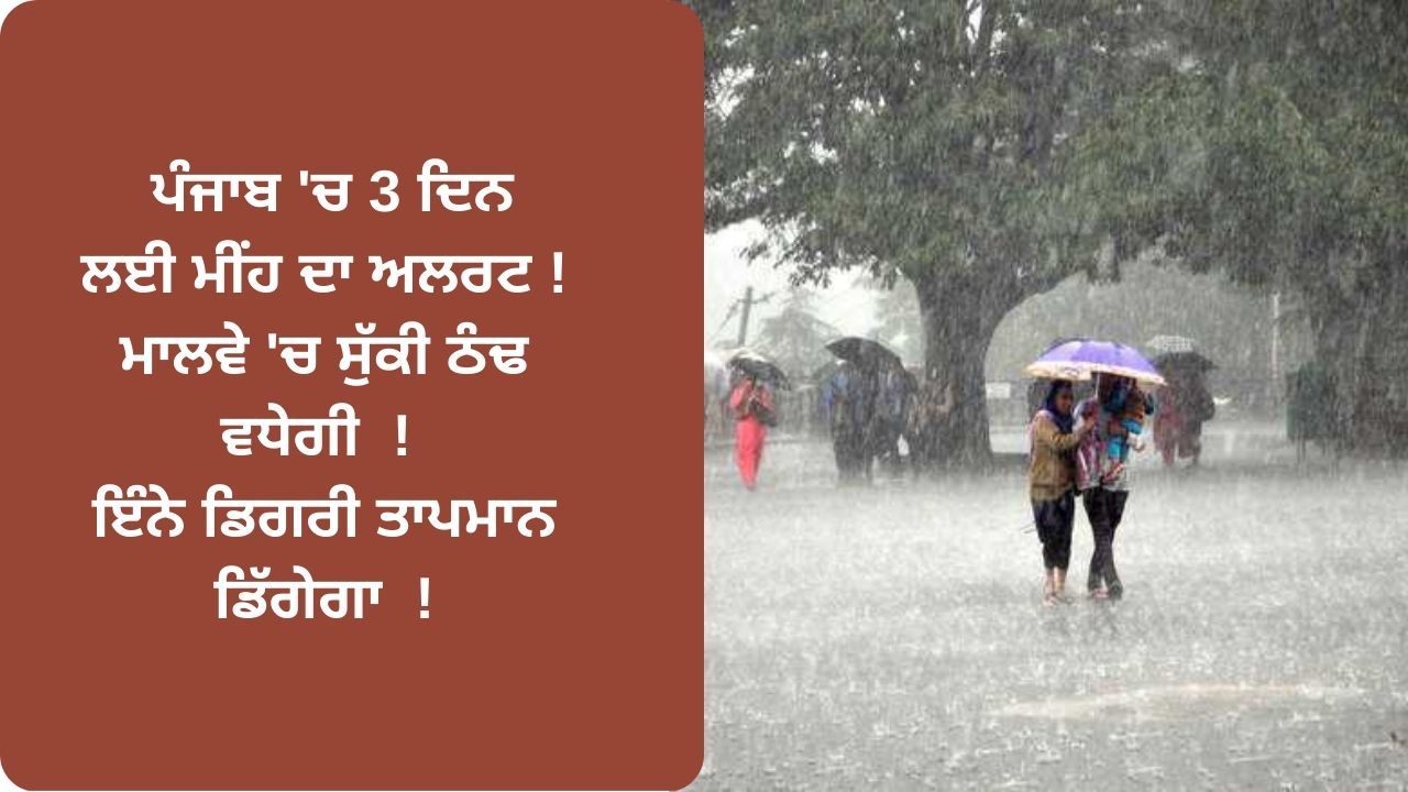 Punjab weather rain alert