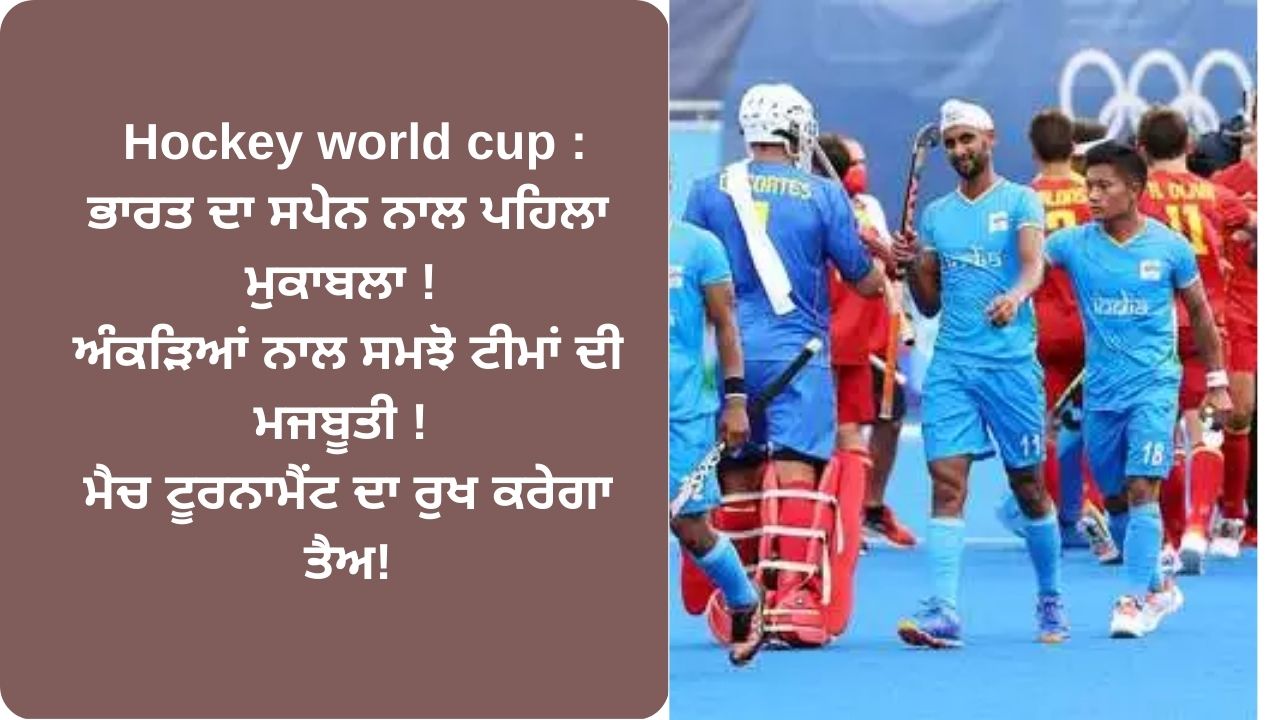 Hockey world cup india spain match