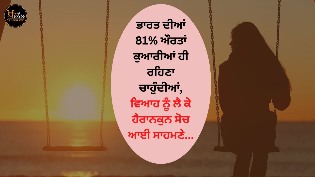 81% of India's women want to remain single, a surprising thought about marriage came out...
