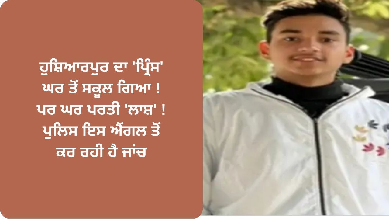 hoshiarpur student died in accident