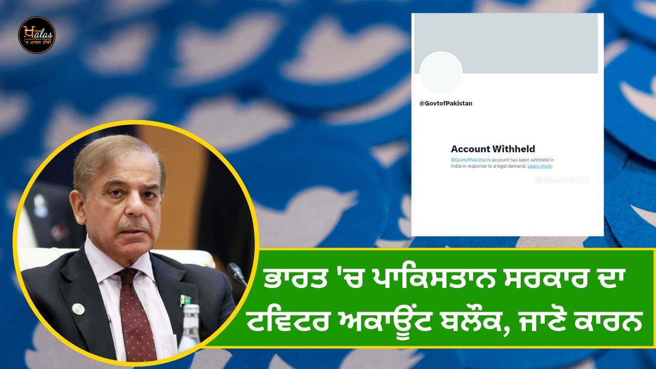 Twitter account of Pakistan government blocked in India know the reason