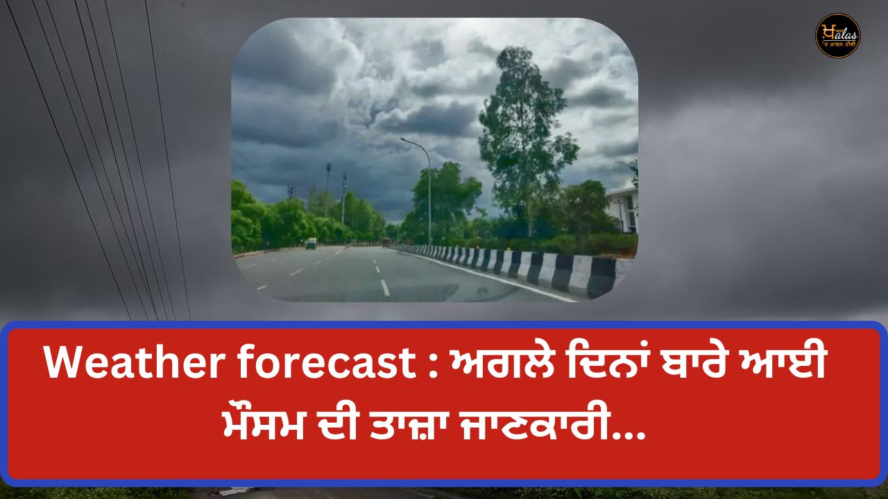 rain alert in Punjab, weather forecast, Punjab news, weather, ਮੌਸਮ ਦੀ ਤਾਜ਼ਾ ਜਾਣਕਾਰੀ, ਪੰਜਾਬ ਦਾ ਮੌਸਮ, ਮੌਸਮ ਦੀ ਭਵਿੱਖਬਾਣੀ, ਪੰਜਾਬ ਖ਼ਬਰਾਂ, ਦਿੱਲੀ ਖ਼ਬਰਾਂ, ਮੌਸਮ ਵਿਭਾਗ