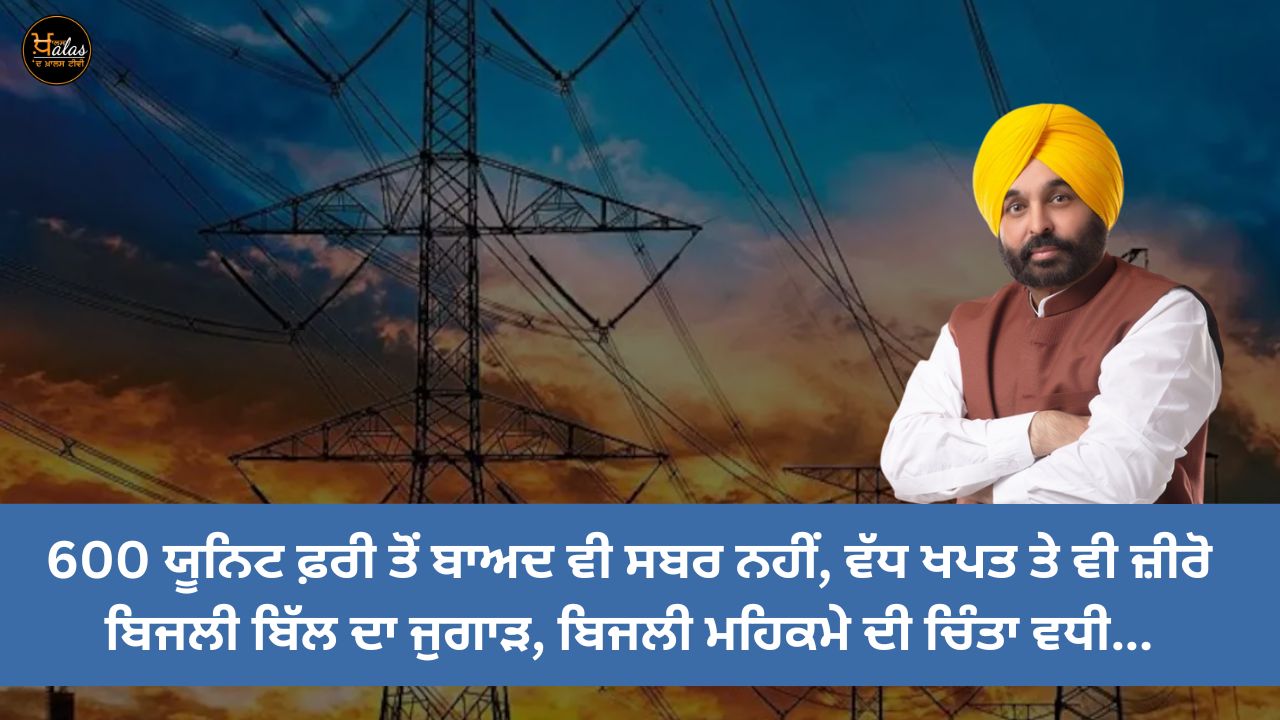 No patience even after 600 units free, zero electricity bill even with high consumption, concern of electricity department increased...