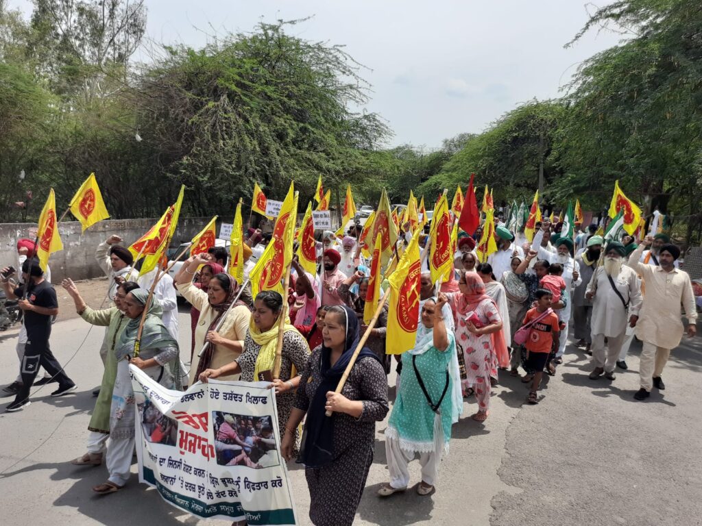Large-scale protests,  central government,  Demands Arrest Of WFI Chief, Samyukt Kisan Morcha, wrestlers protest, Samyukt Kisan Morcha