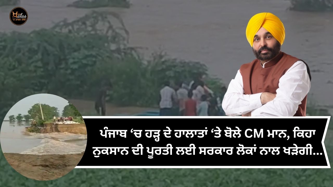 Speaking on the flood situation in Punjab, CM mann
