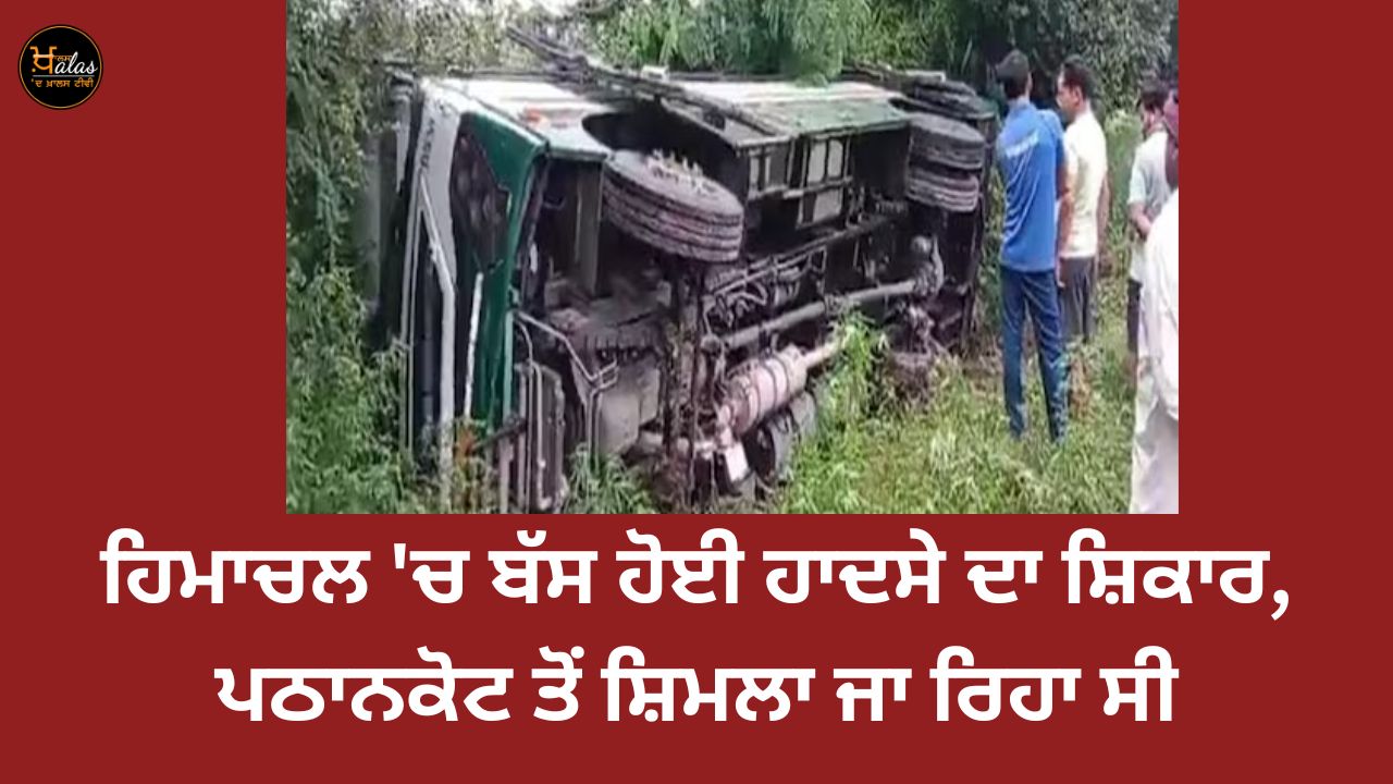 The victim of the bus accident in Himachal was going to Shimla from Pathankot