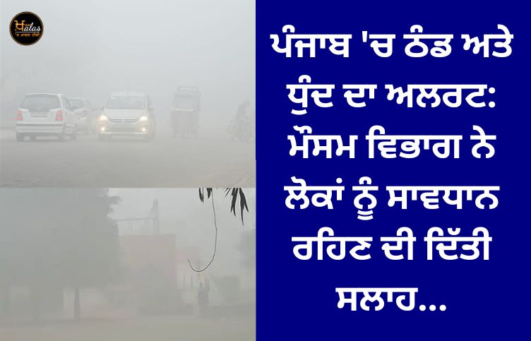 Cold and fog alert in Punjab: Meteorological Department advises people to be careful...