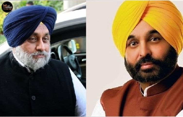 Sukhbir Badal filed a defamation case of 1 crore against CM Mann!