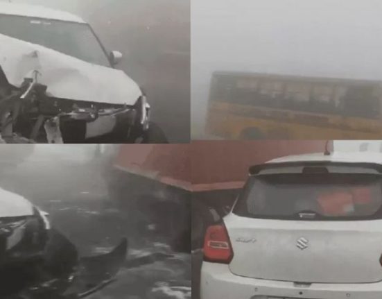20 vehicle collision on Khanna National Highway: Accidents occurred at 3 places due to fog