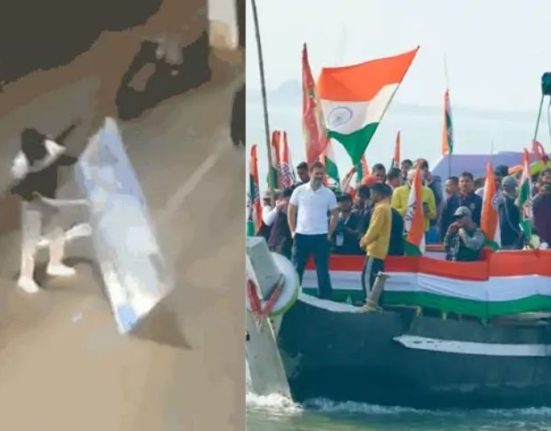 Joko Nyaya Yatra reached Arunachal Pradesh, accused of attack on convoy in Assam, Congress said - BJP hooligans tore posters-banners
