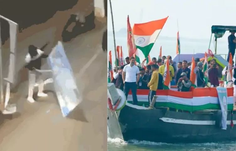 Joko Nyaya Yatra reached Arunachal Pradesh, accused of attack on convoy in Assam, Congress said - BJP hooligans tore posters-banners