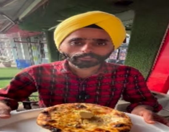 Sardar ji's one lakh plate, only chickpeas with Kulche, know the secret behind the price!