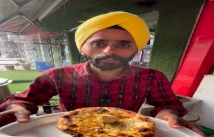 Sardar ji's one lakh plate, only chickpeas with Kulche, know the secret behind the price!
