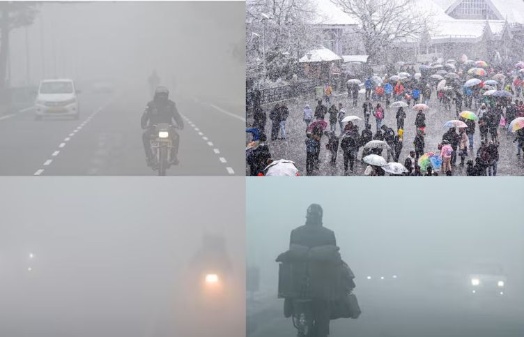 Zero visibility due to fog in Punjab, cold day alert in 16 districts of Haryana, dense fog in Chandigarh...