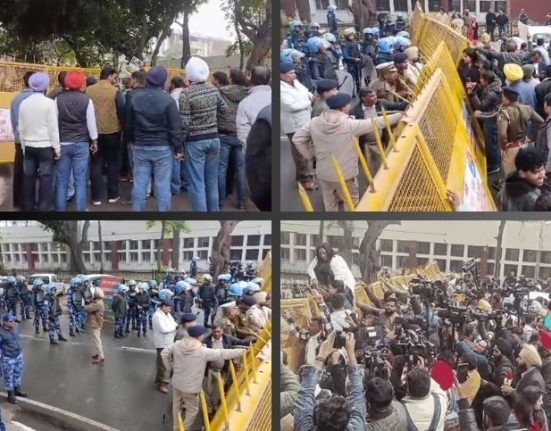 Youth Congress demonstration in Chandigarh, protestors detained,