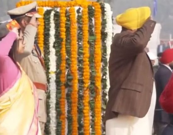 CM Bhagwant Mann hoisted the tricolor in Ludhiana