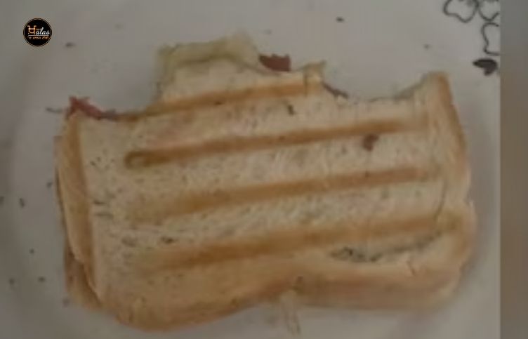 Jutha sandwich is sold in 10 crores, people are shocked on social media- 'Akhir Khaya Kisene Hai Ise?'