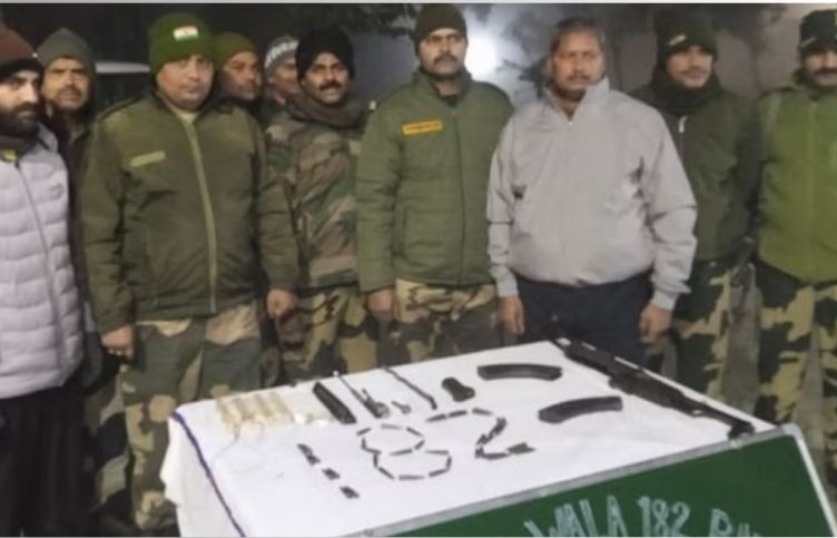 Arms shipment sent by Pakistani smugglers, BSF seized
