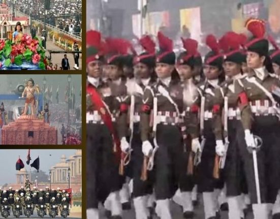 Women leading tri-service contingent in Republic Day parade, see pictures...