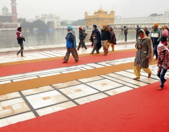 Special arrangement in Sri Darbar Sahib to avoid cold