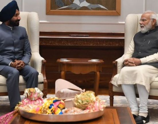 Prime Minister Modi congratulated Satnam Singh Sandhu on his nomination as a member of the Rajya Sabha