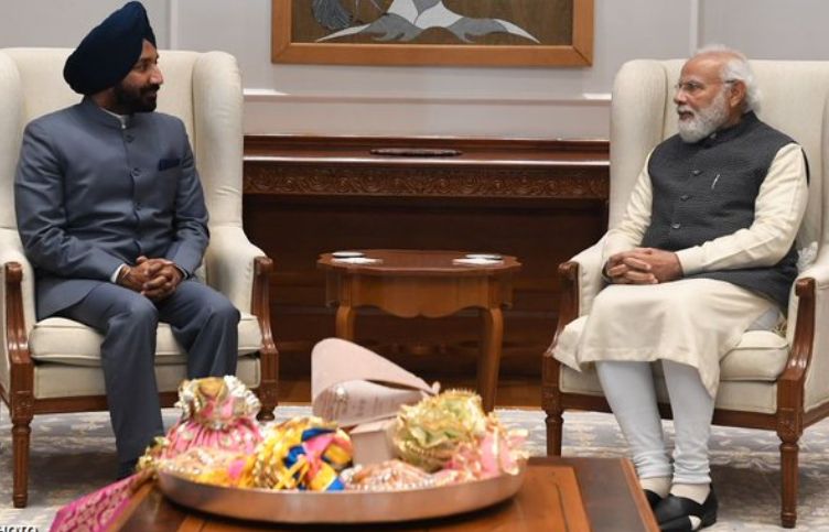 Prime Minister Modi congratulated Satnam Singh Sandhu on his nomination as a member of the Rajya Sabha