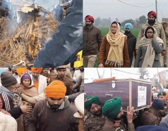 Final farewell given to Shaheed Agniveer Ajay Singh, the only brother of 6 sisters...