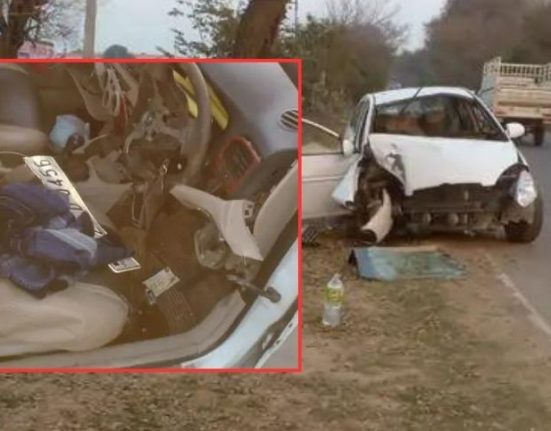 Speeding car collides with tree in Jagraon: Woman killed, 4 including 10-year-old girl injured; accident caused by napping