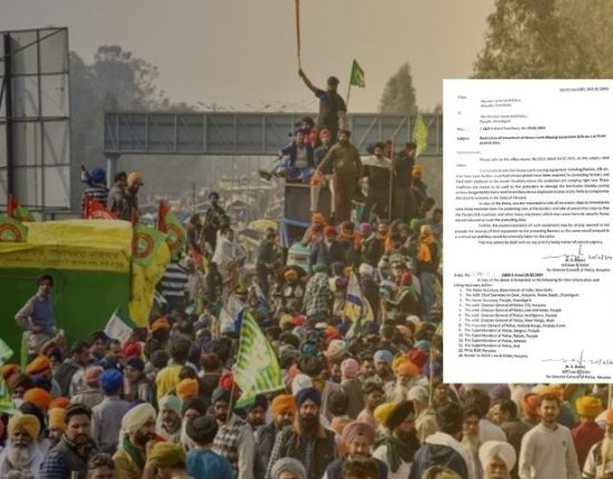 Farmers will migrate to Delhi today, Haryana DGP's letter to Punjab's DGP!
