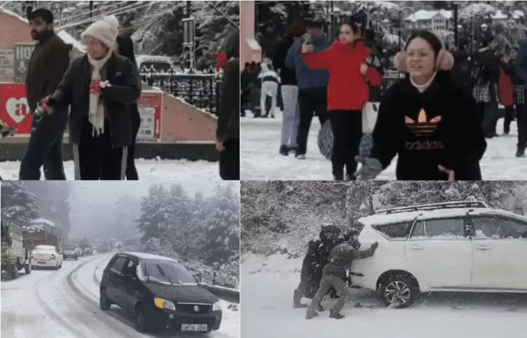 411 roads including 6 NH closed due to snowfall in Himachal: Power and water problems increased, weather cleared today