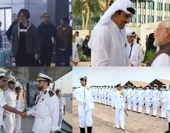 Qatar frees 8 ex-Indian marines: 7 return to India; He was charged with espionage, his death sentence commuted to imprisonment.