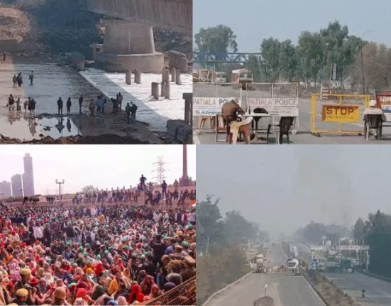 Farmers' march to Delhi, meeting in Chandigarh today, Punjab-Haryana border sealed, traffic will remain closed at Singhu