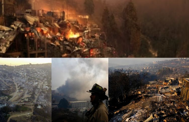 The fire caused destruction in the forests of Chile! More than 1100 houses burned, 42 deaths