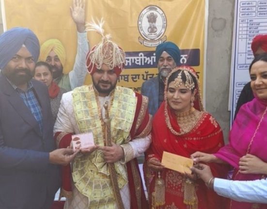 Marriage certificate received in five minutes