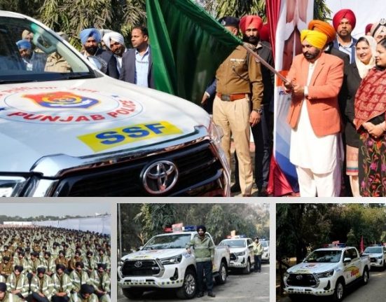 CM Mann gave new vehicles to all the police station in-charges of Punjab