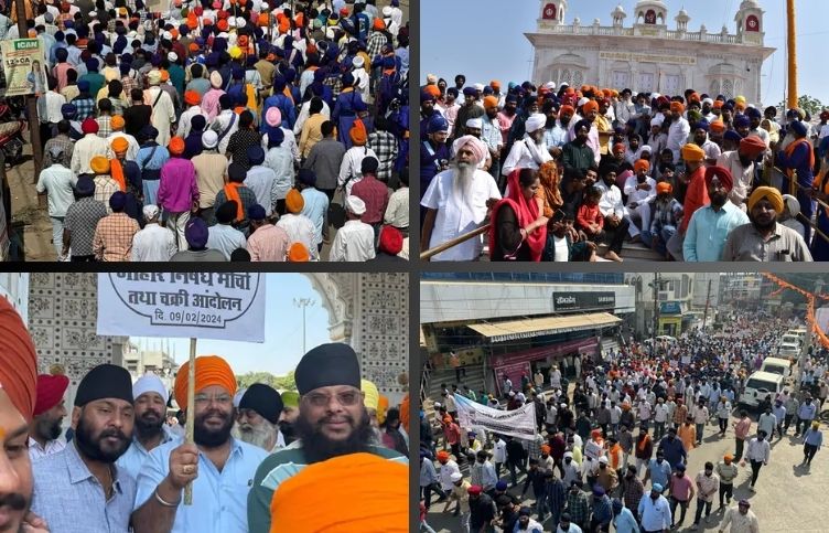 SGPC protest against Maharashtra government, protest march against board proposal...