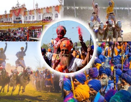 The beginning of the hola Mahalla started from Anandgarh fort with the echo of Jayakarya...