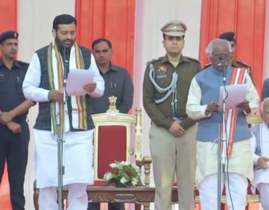 Naib Saini took oath as Chief Minister of Haryana