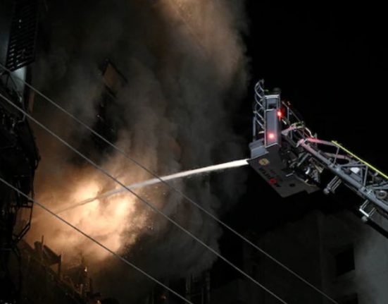 A terrible accident in Bangladesh, a terrible fire broke out in a 7-storey building, 43 people died