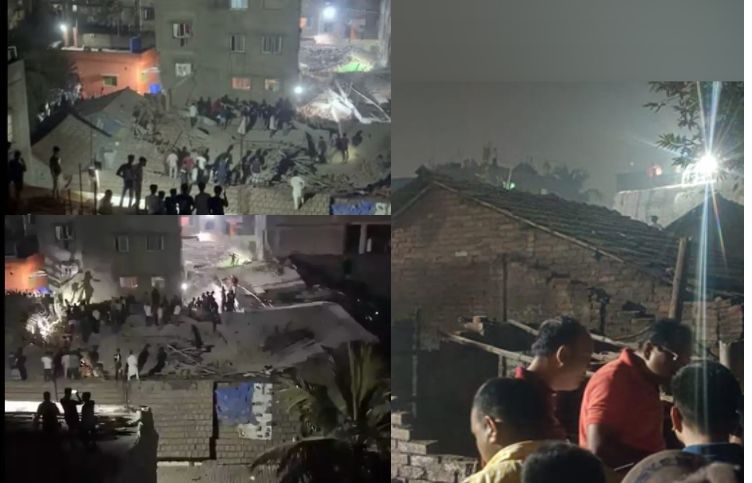 Big accident in West Bengal, 5 storied building under construction collapsed in Kolkata, 2 dead, many injured