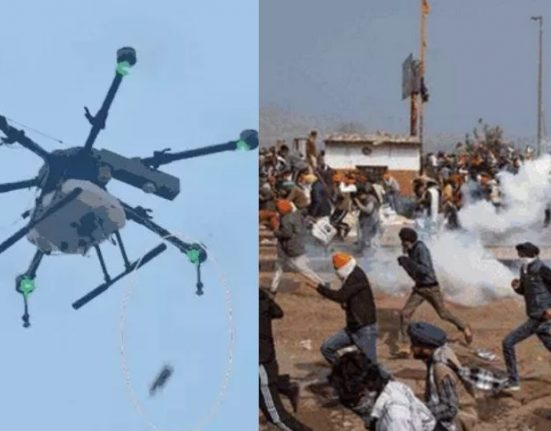 Disclosure on farmers' movement: DGCA does not know that Haryana police fired tear gas shells with drones...