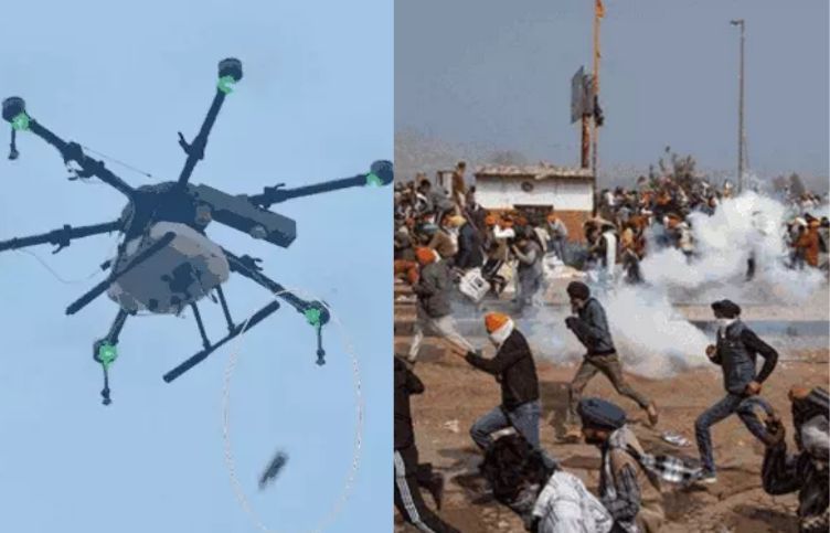 Disclosure on farmers' movement: DGCA does not know that Haryana police fired tear gas shells with drones...