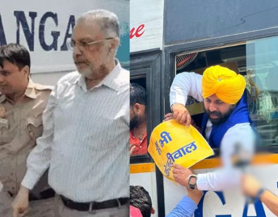 Uproar over Arvind Kejriwal's arrest, Delhi Police detained 2 Punjab ministers...