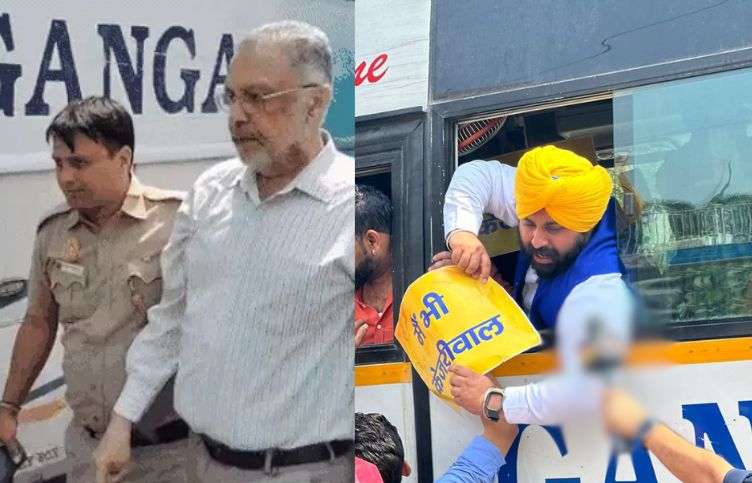 Uproar over Arvind Kejriwal's arrest, Delhi Police detained 2 Punjab ministers...