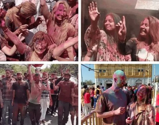 Holi celebrated with enthusiasm in Haryana-Punjab, Chandigarh and Himachal....