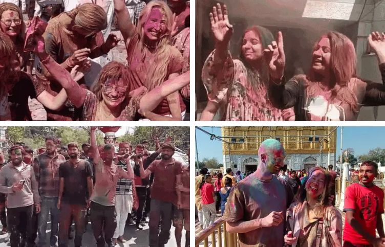 Holi celebrated with enthusiasm in Haryana-Punjab, Chandigarh and Himachal....